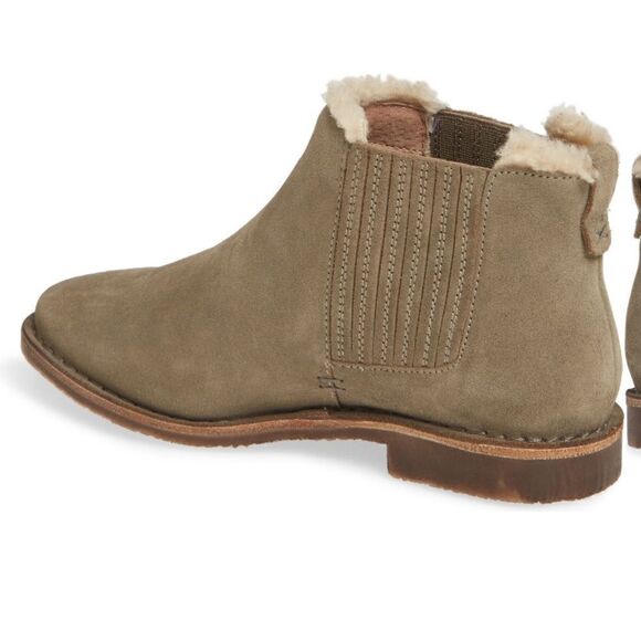 SEYCHELLES Pool Cozy Suede Fur Bootie, Ankle Bootie, Tan/Brown, Size‎ 10, NWT - Picture 13 of 15